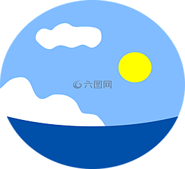 地平線,海洋,云