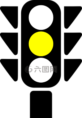 紅綠燈,黃色,交通燈