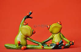 青蛙,数字,瑜伽