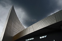 摩天樓,黑暗的天空,黑暗