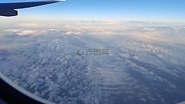 翅膀,飛機,空氣