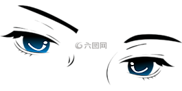 眼睛,藍色的眼睛,眉毛