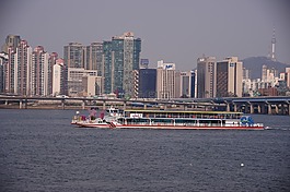 汉河,游船,建筑