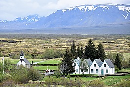 教堂,景观,山