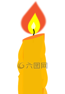 蠟燭,火焰,火