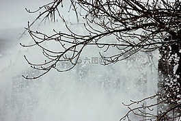 雪,冬天,冷