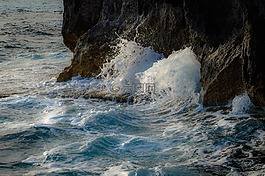波,破碎,巖質(zhì)海岸