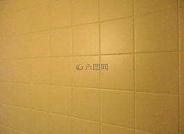 老,瓷磚,壞
