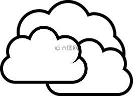 云,多云,灰色