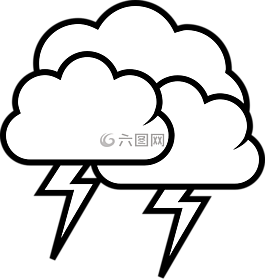 雷暴,云,雨