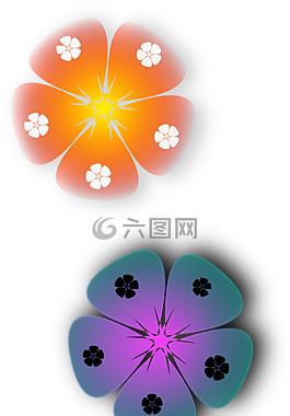 鮮花,橙色,丁香