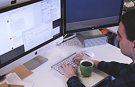 鍵入,計(jì)算機(jī),辦公桌