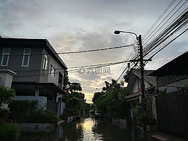 早上好。,早上,洪水