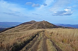 山,景觀,頂視圖