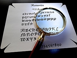 放大鏡,書法,查看大圖