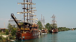 船舶,海,天空