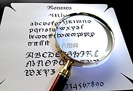 放大鏡,書法,查看大圖