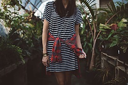 女子,女孩,剥离的衣服