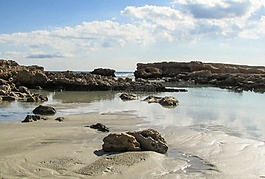 塞浦路斯,巖質海岸,海