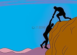 下降,幫助,男子