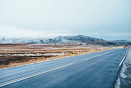 雪山,景觀,山