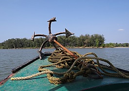 锚点,铁,生锈