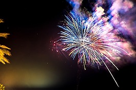 ferragosto,煙花,夜