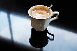 早餐,咖啡,杯咖啡