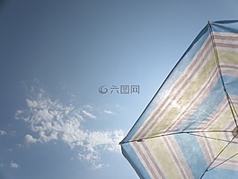 傘,陽(yáng)傘,天空