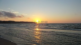 日出,爾根,海灘