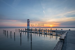 燈塔,碼頭,海洋