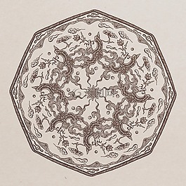 中世紀,花,圖案