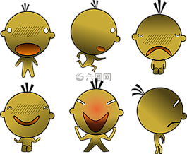 情感,男子,字符