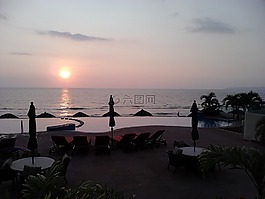 海灘,海,太平洋