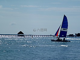 帆船,古巴,船