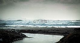 海灘,海洋,戶外