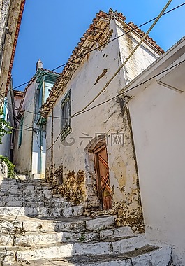 希腊,skopelos,glossa