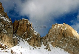 高山,山,雪
