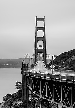橋,金門大橋,基礎設施