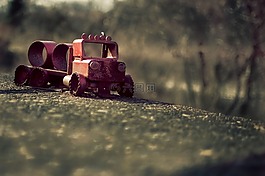 玩具,玩具卡車,混凝土