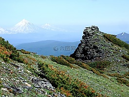 山,嶺,攀登