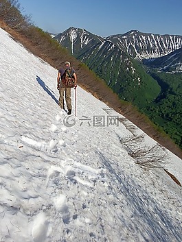 山,嶺,攀登