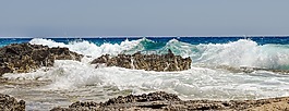 巖質(zhì)海岸,波,砸