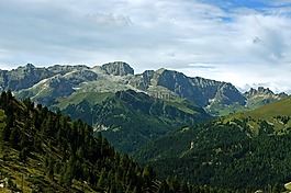 白云巖,山,意大利