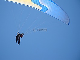 滑翔傘,自由,飛