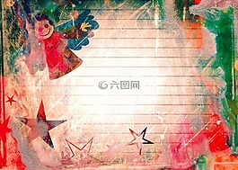 圣诞节,那些,水彩