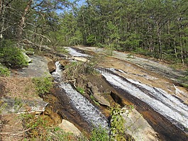 蓝岭山脉,美国,山中的小溪