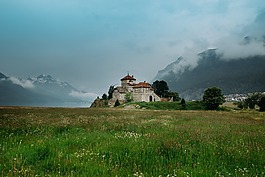 云,農(nóng)村,日出