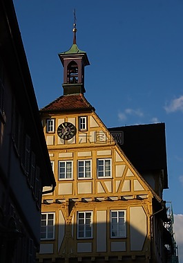 桁架,fachwerkhaus,舊城區(qū)