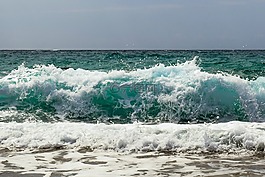 波,砸,泡沫